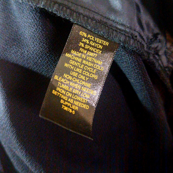 NWT Worthington Women Size 8 Wide Leg Black Pants Work Office - Picture 6 of 7